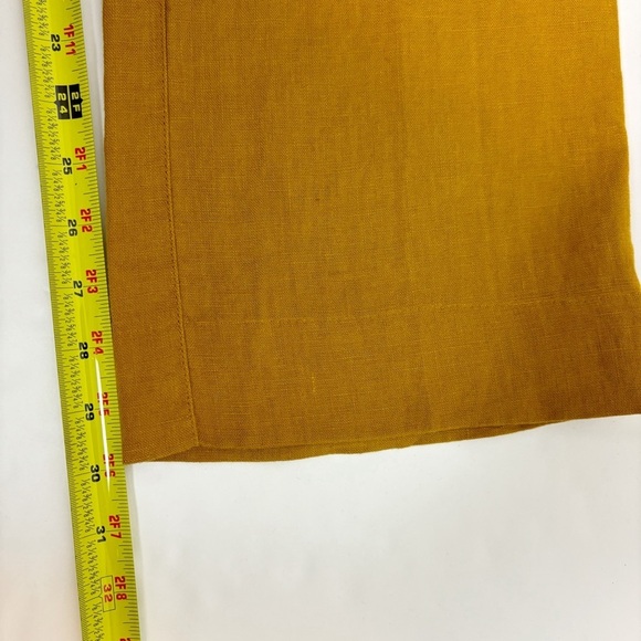 Garnet Hill Classic Linen Trousers in Sandalwood Size 2 - Picture 11 of 11